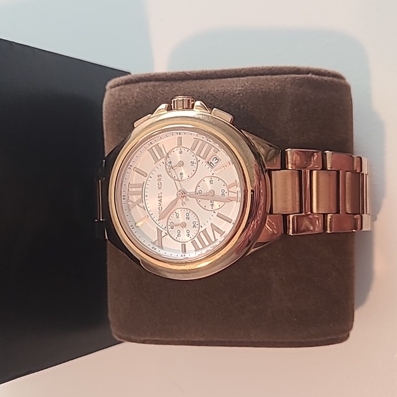 Michael Kors, Gold, Oversized Chronograph Watch